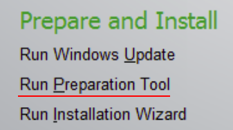 Запускаю мастер Preparation Tool