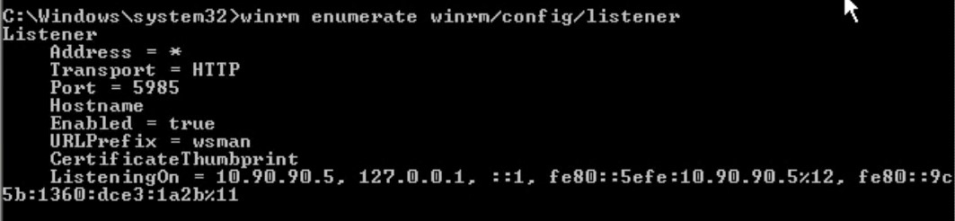 Смотрю настройки winrm.