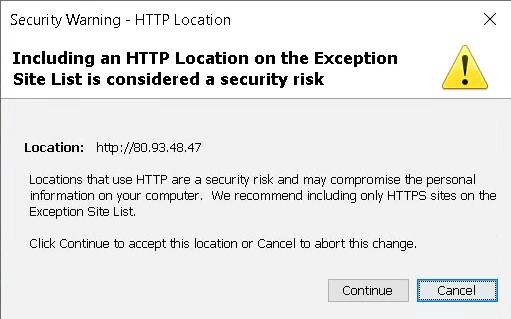 Информационное окно что подключение к узлу идет помеченное как доверенное.